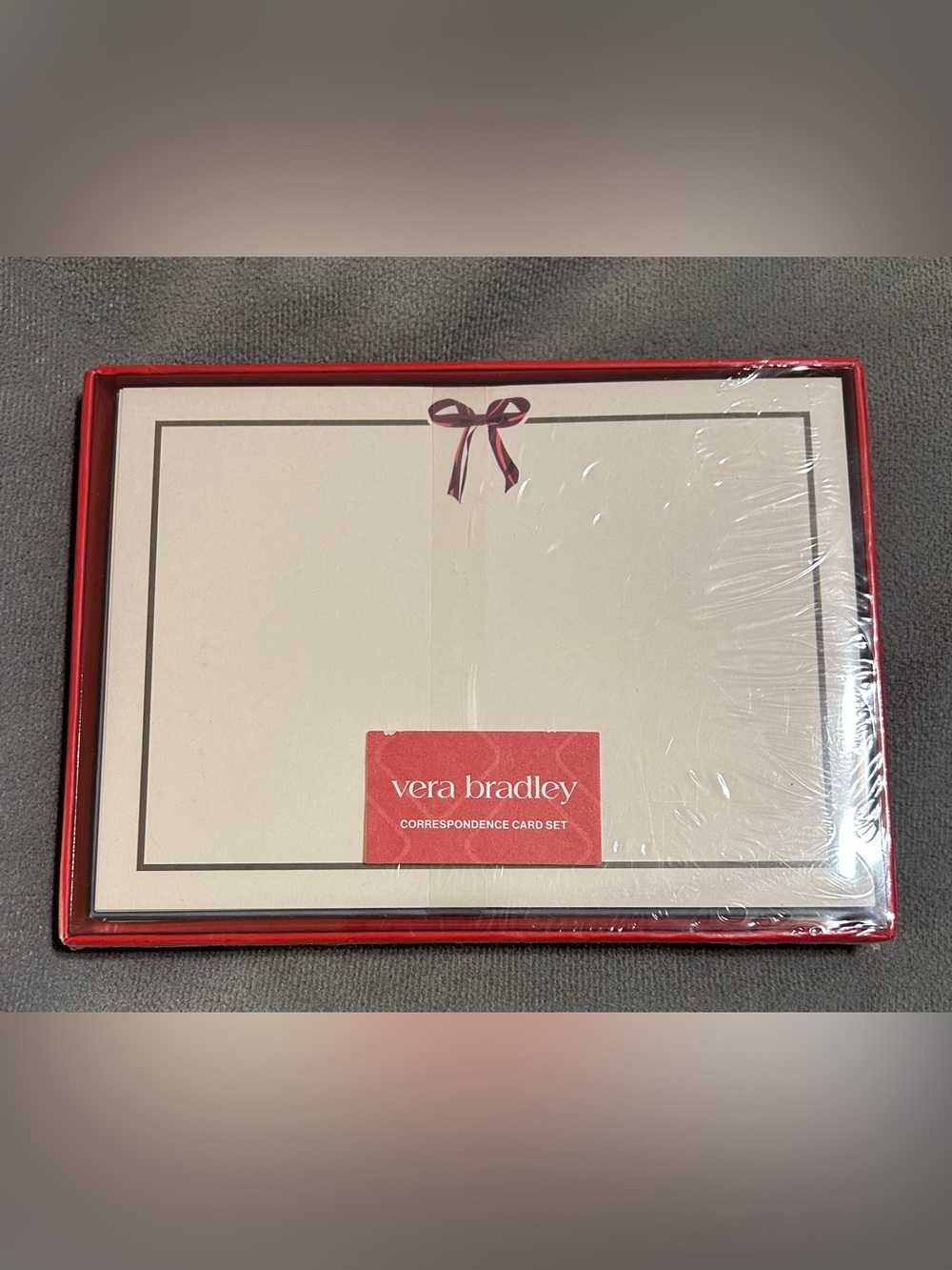Vera Bradley Correspondence Card Set 8 Piece in Bow Mosaic with 4 Designs